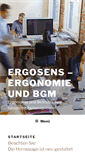 Mobile Screenshot of ergosens.ch